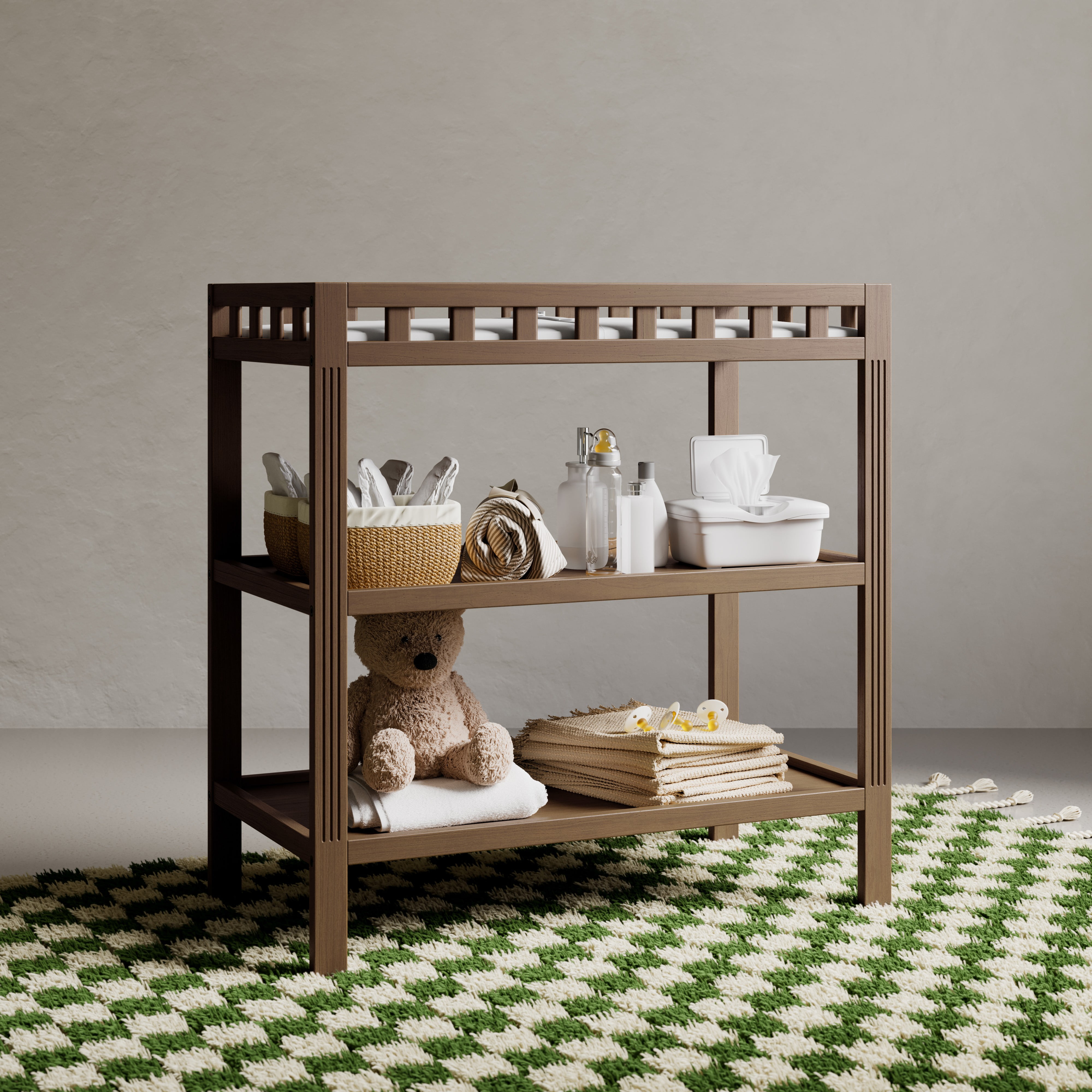 Storkcraft Morningside Infant Changing Table, Hazelnut
