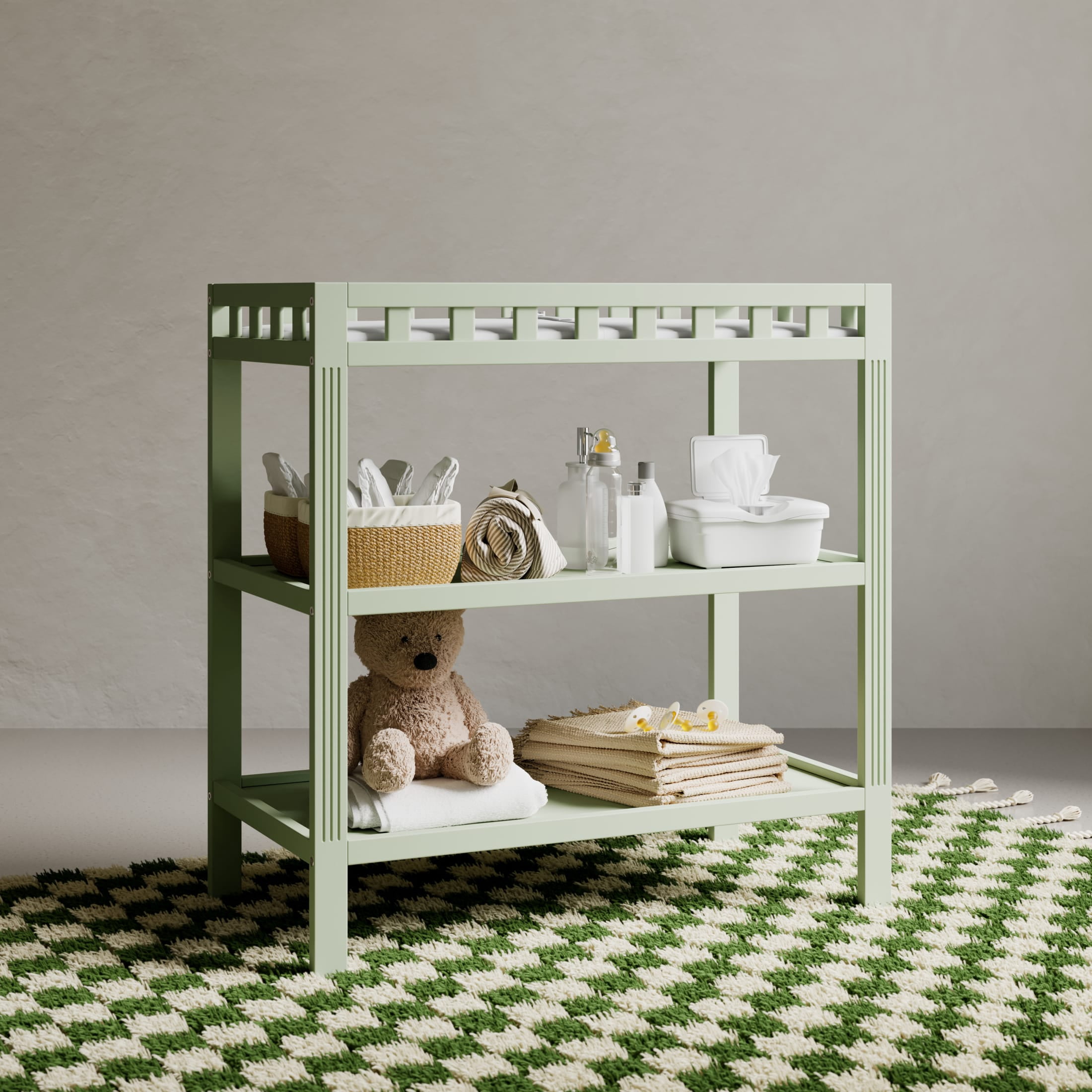 Storkcraft Morningside Infant Changing Table, Sage