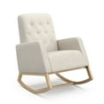 thumbnail image 1 of Storkcraft Northern Lights Infant Rocking Chair, Natural/Ivory White Polyester, 1 of 10
