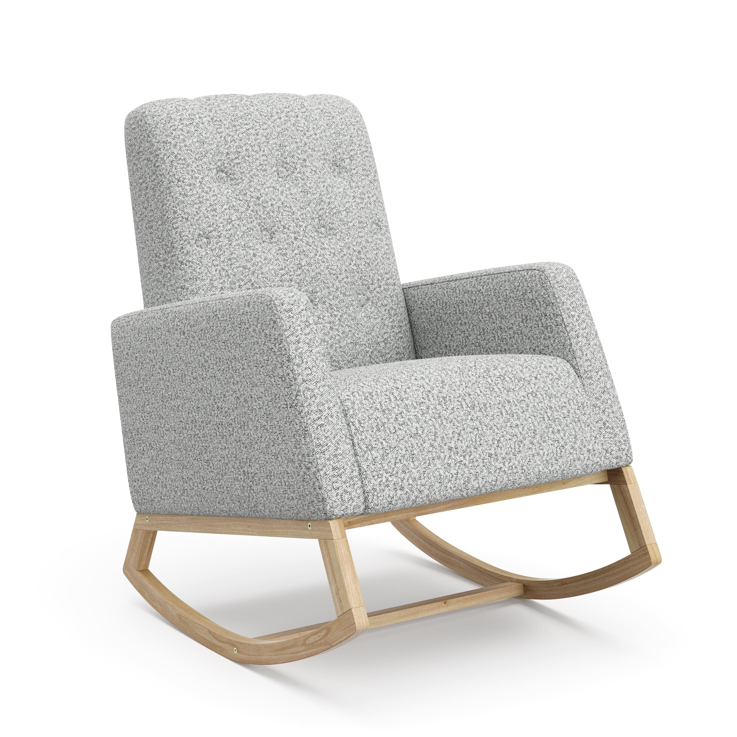 Storkcraft Northern Lights Infant Rocking Chair, Natural/Salt and Pepper Boucle
