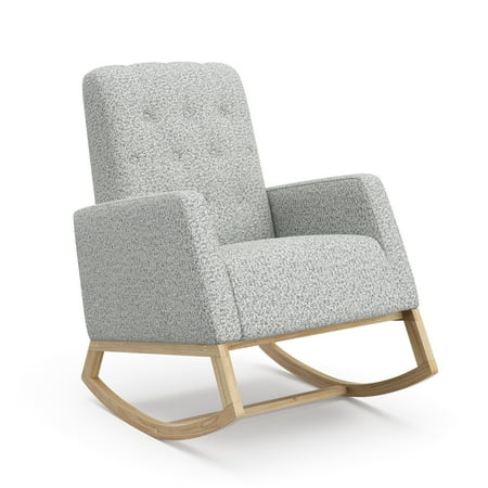 Storkcraft Northern Lights Infant Rocking Chair, Natural/Salt and Pepper Boucle