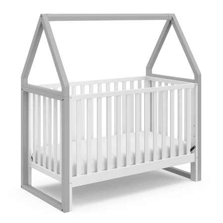 Storkcraft Orchard Canopy 5-in-1 Convertible Crib White/Pebble Gray