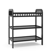 Storkcraft Pasadena Infant Changing Table with Changing Pad, Black