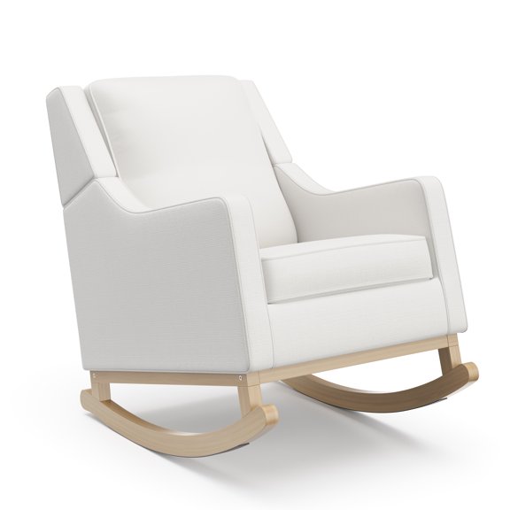 Storkcraft Pasadena Infant Nursery Rocker, Driftwood with Ivory Basketweave