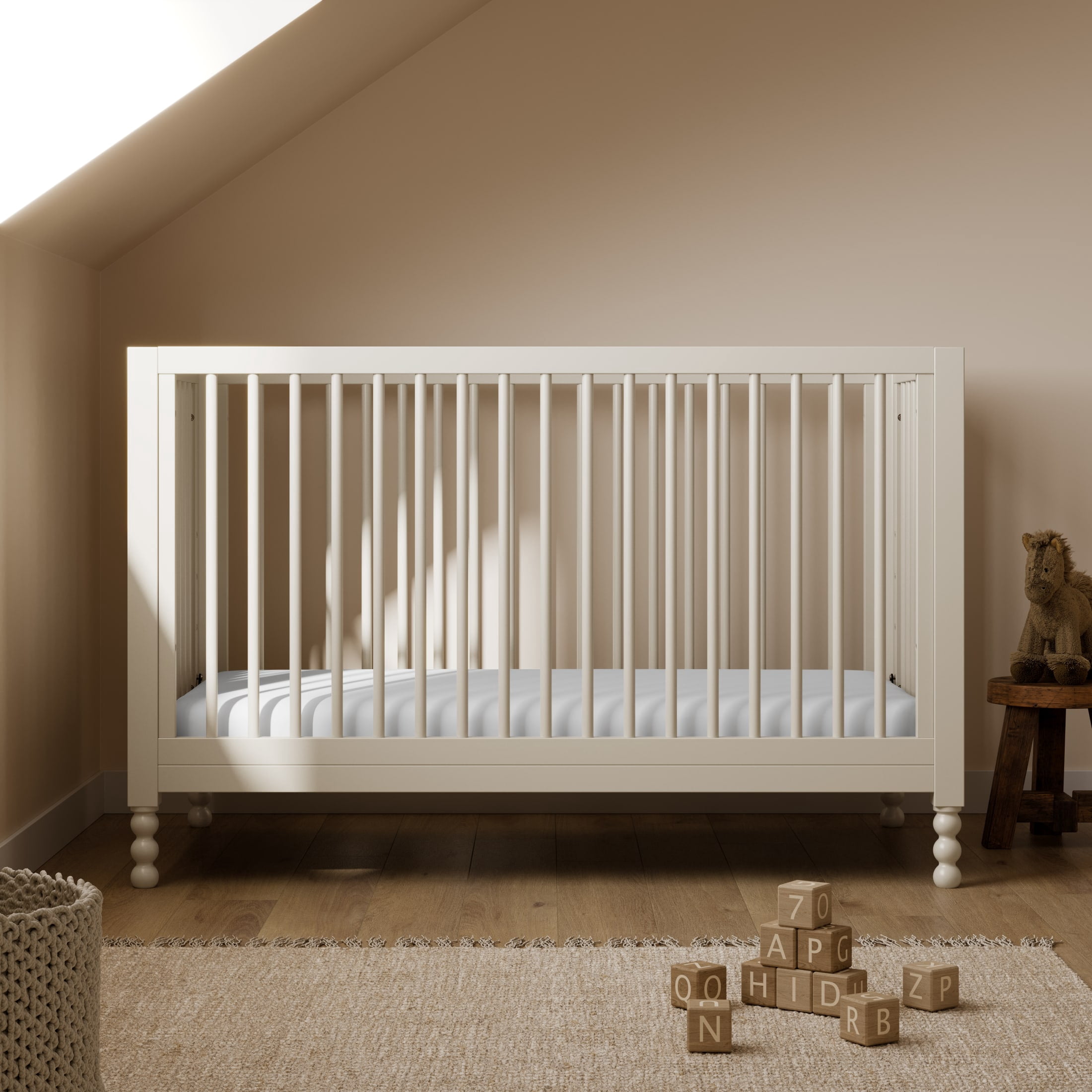 Art of Nursery by Storkcraft Rio 5-in-1 Convertible Baby Crib - Frosted Oat