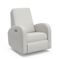 thumbnail image 1 of Storkcraft Santa Monica Infant Power Recliner Swivel Glider with USB, Steel Basketweave, 1 of 16