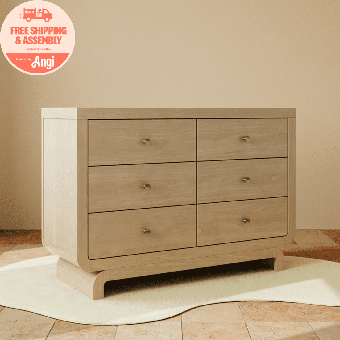 Art of Nursery by Storkcraft Santorini 6 Drawer Nursery Double