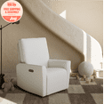 thumbnail image 1 of Art of Nursery by Storkcraft Santorini Deluxe Power Recliner Swivel Glider, Ivory Basketweave, 1 of 14