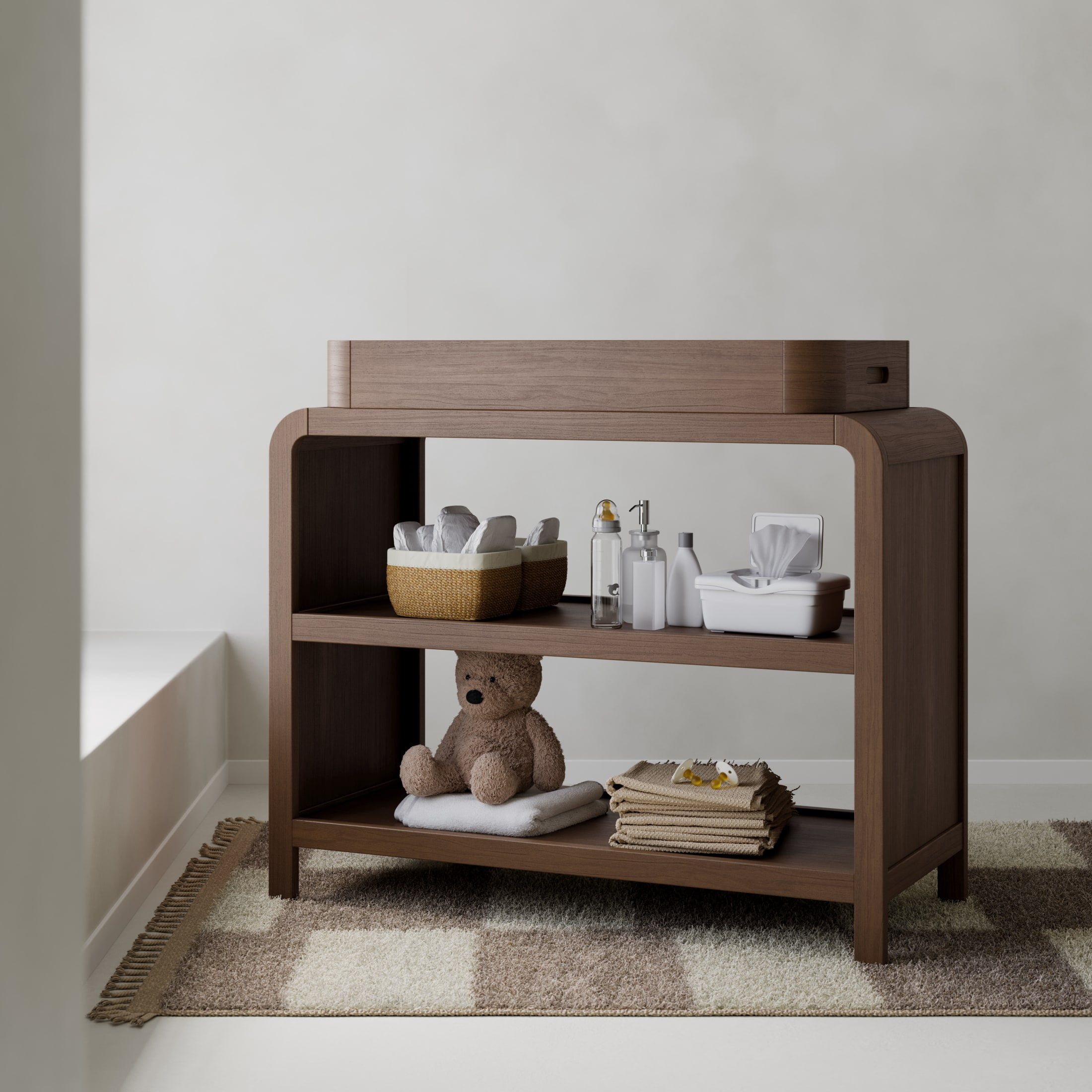 Storkcraft Santos Infant Changing Table, Hazelnut - Walmart