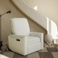 thumbnail image 1 of Storkcraft Santos Deluxe Nursery Power Recliner Swivel Glider, Ivory Boucle, 1 of 14