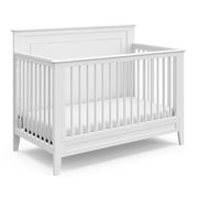 Storkcraft Solstice 5-in-1 Convertible Baby Crib, Black