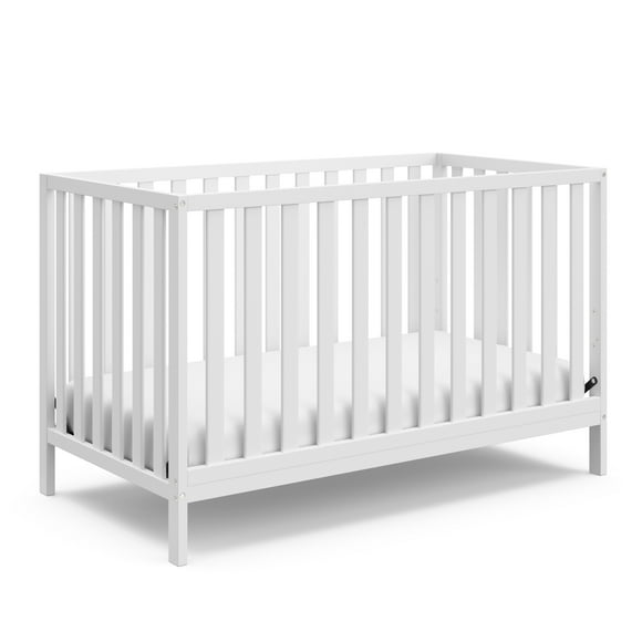 Storkcraft Sunset 4-in-1 Convertible Baby Crib, White