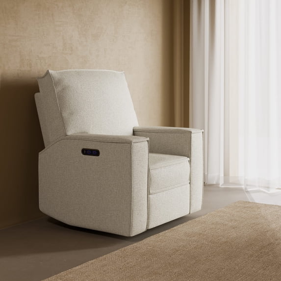 Storkcraft Texas Nursery Power Recliner Swivel Glider - Dune Basketweave