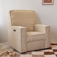 thumbnail image 1 of Storkcraft Texas Nursery Power Recliner Swivel Glider - Vanilla Sherpa, 1 of 13