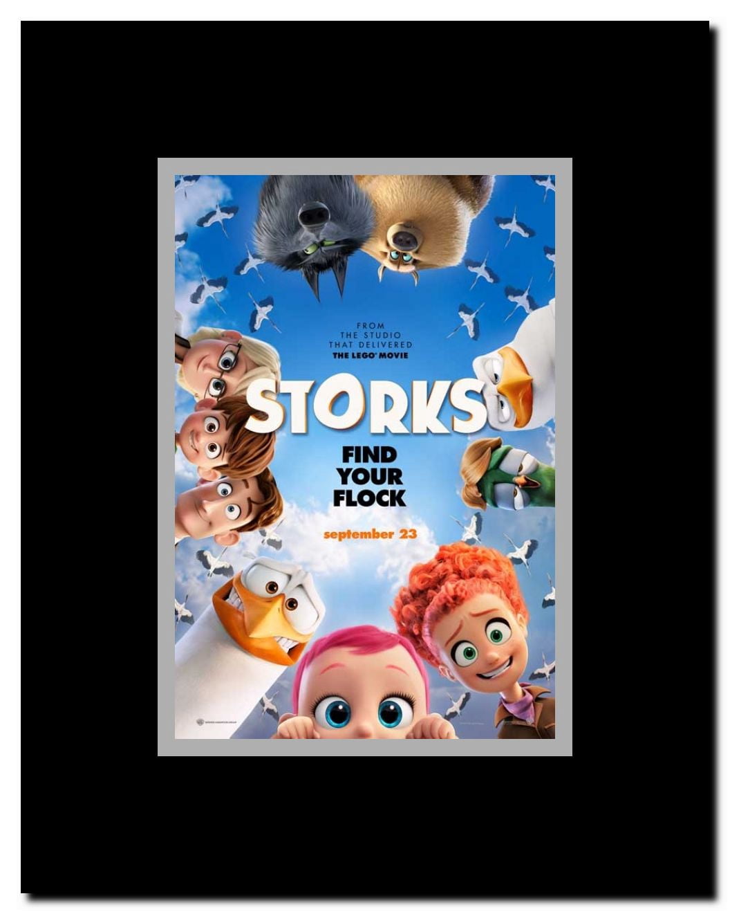 Storks Framed Movie Poster
