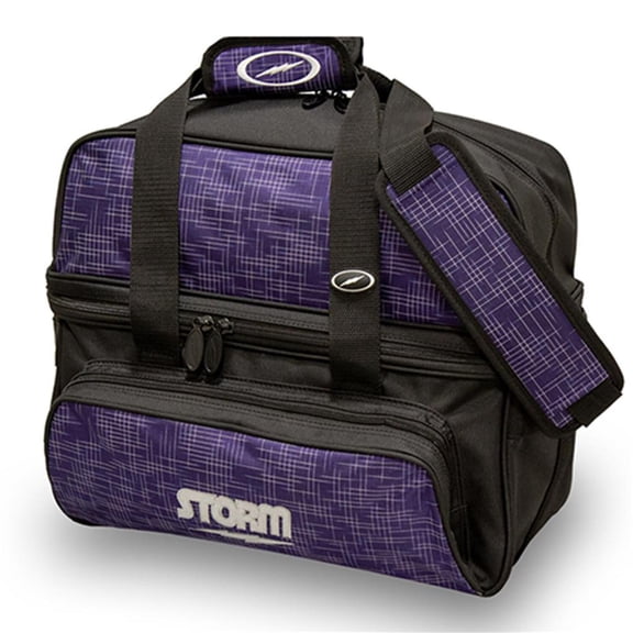 Storm 2 Ball Deluxe Tote - Abstract Purple/Black