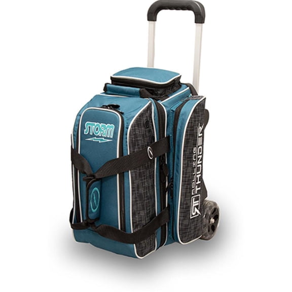 Storm 2 Ball Rolling Thunder Bowling Bag - Steel Blue/Black