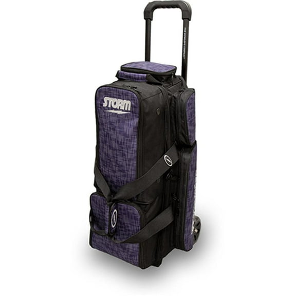 Storm 3 Ball Rolling Thunder Bowling Bag- Abstract Purple/Black