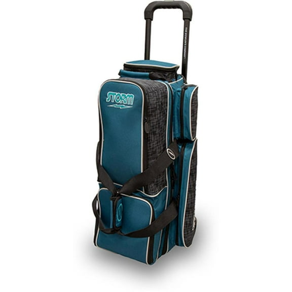 Storm 3 Ball Rolling Thunder Bowling Bag- Steel Blue/Black