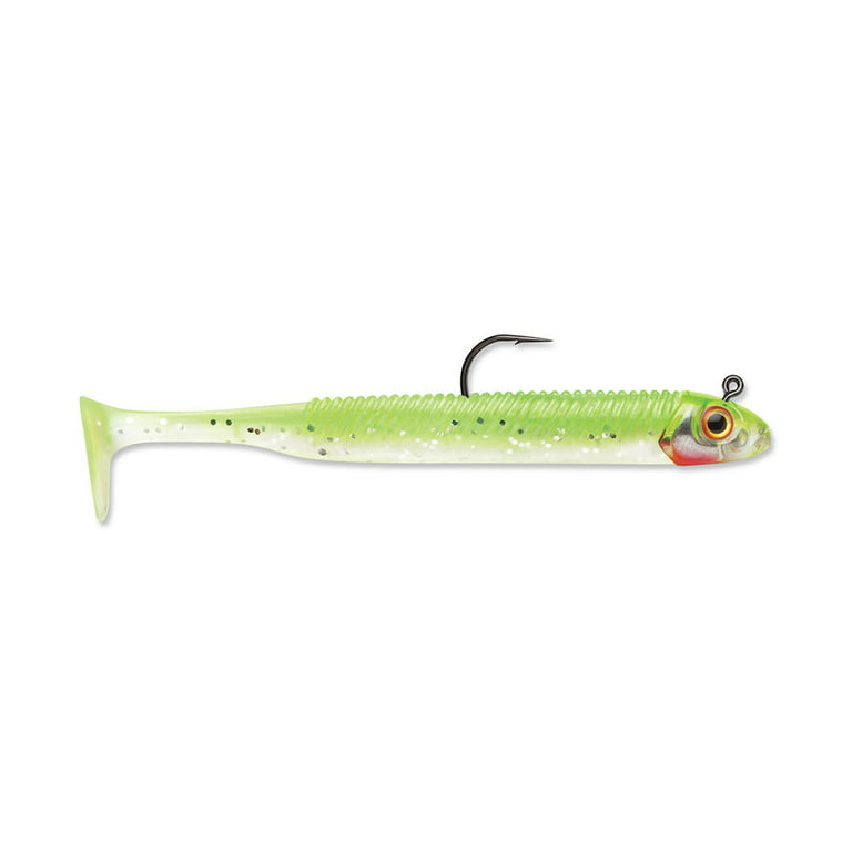 Storm 360GT Searchbait Minnow 3.5 Hard Bait 1/8 oz Chartreuse Ice 1  Rigged/2 Bodies