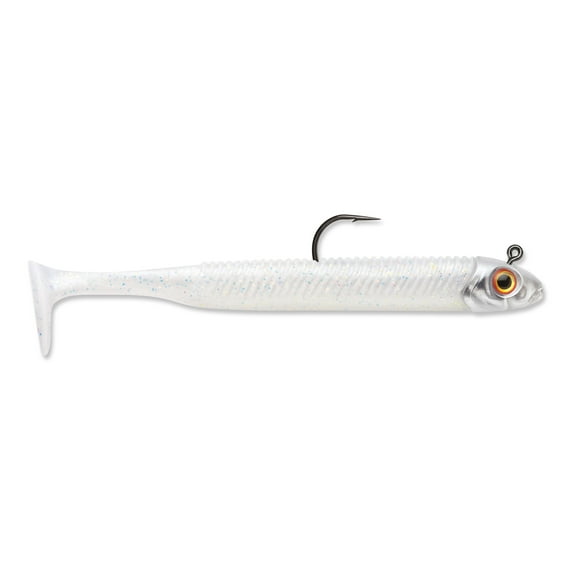 Storm 360GT Searchbait Minnow 3.5" 1/8 oz Pearl Ice 1 Rigged/2 Bodies