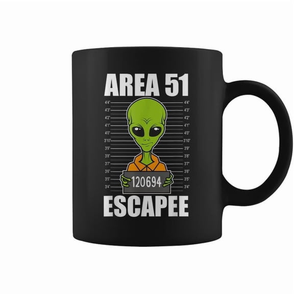 Storm Area 51 Alien Escapee From Area 51 Alien Hot Coffee Mugs