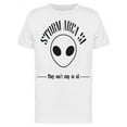 thumbnail image 1 of Storm Area 51 Alien T-Shirt Men -Image by Shutterstock, Male Large, 1 of 2