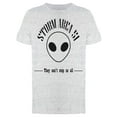 thumbnail image 1 of Storm Area 51 Alien T-Shirt Men -Image by Shutterstock, Male Small, 1 of 2