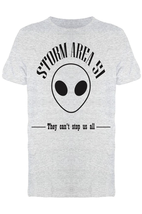 Storm Area 51 Alien T-Shirt Men -Image by Shutterstock, Male Small