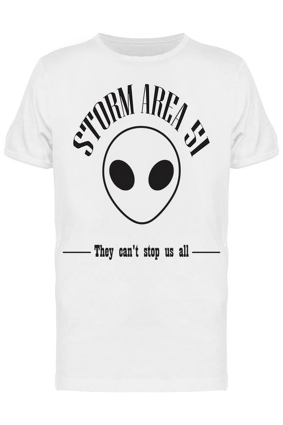 Storm Area 51 Alien T-Shirt Men -Image by Shutterstock, Male Small