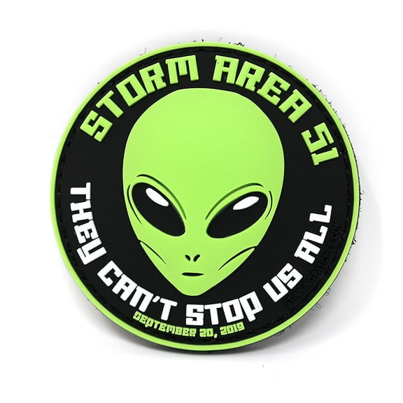 Storm Area 51 Commemorative PVC Hook and Loop Patch