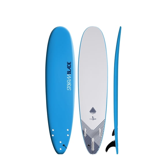 Storm Blade Classic Surfboard Azure Blue 8ft0in