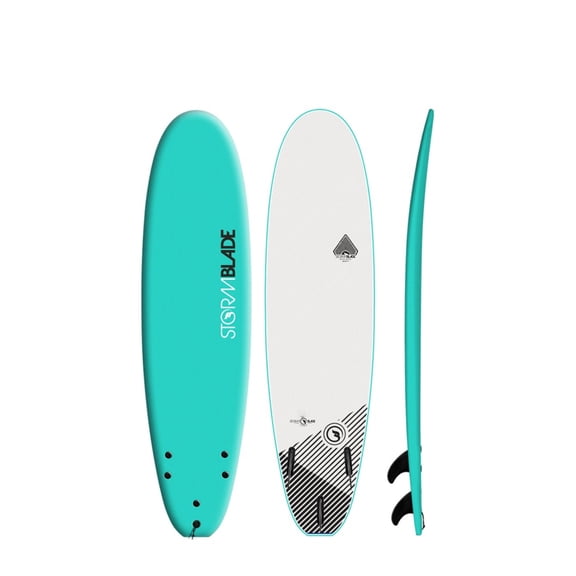 Storm Blade Classic Surfboard Turquoise 8ft0in