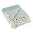 thumbnail image 1 of Storm Blue Woven Throw, 1 of 3