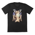 thumbnail image 1 of Storm Cat Humor Graphic Black Mens T-Shirt, 1 of 1