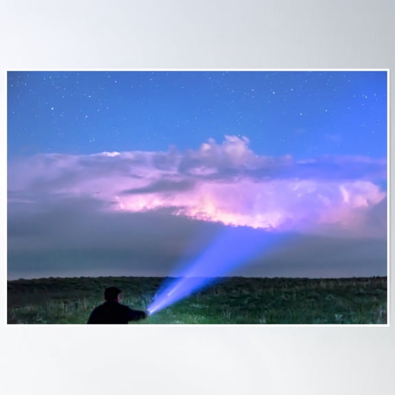 Storm Catcher Poster Wall Art, Modern Wall Decor, 16x24 UNFRAMED