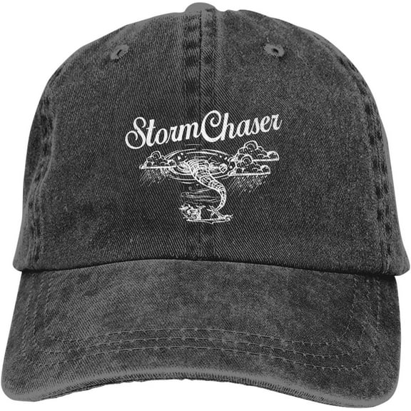 Storm Chaser Baseball Cap Vintage Washed Distressed Hat Adjustable Dad Hat