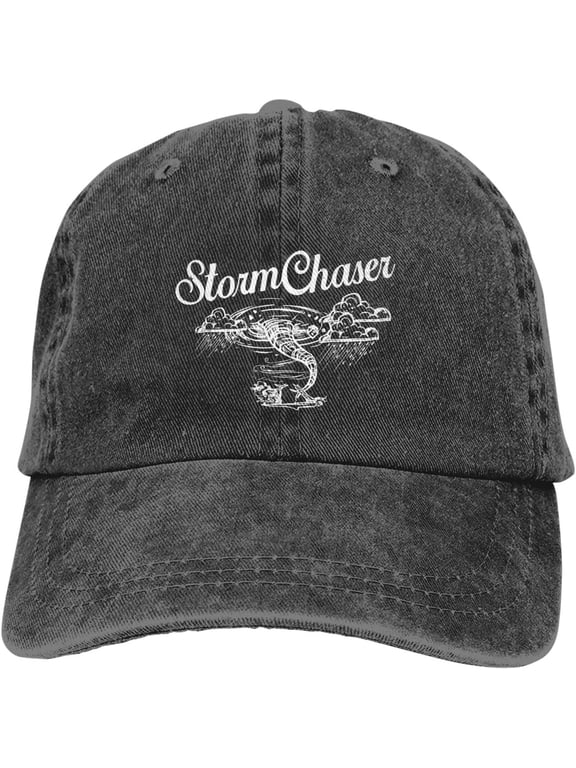 Storm Chaser Baseball Cap Vintage Washed Distressed Hat Adjustable Dad Hat