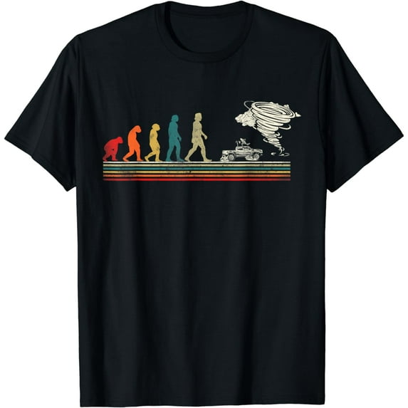 Storm Chaser Hurricane Meteorology Tornado Retro Vintage T-Shirt