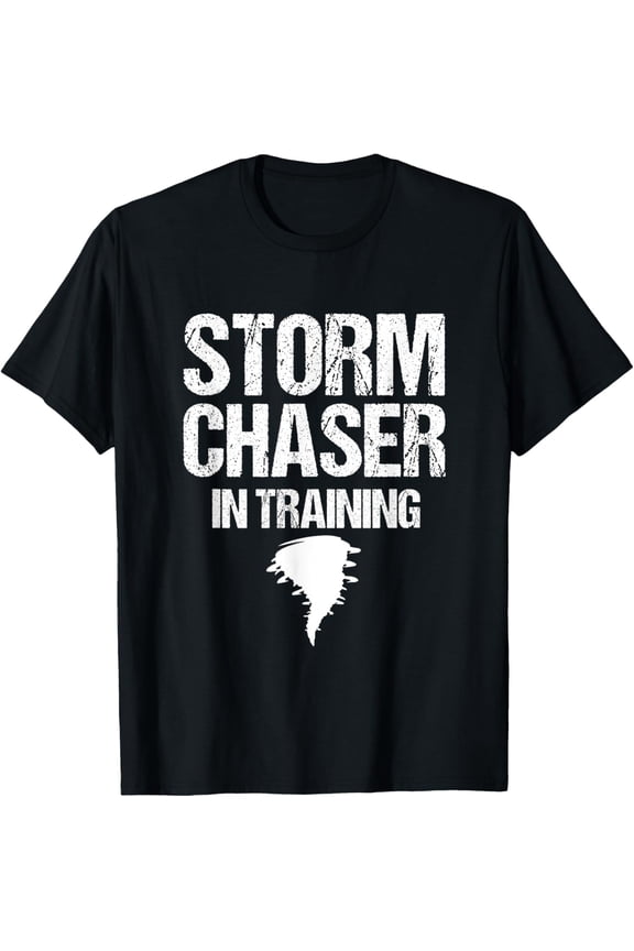 Storm Chaser in Training Meteorologist Storm Chaser Weather T-Shirt100% cotton short-sleeved shirt for both men and women