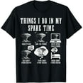 thumbnail image 1 of Storm Chasing Things Do In My Spare Time Tornado Chaser T-ShirtMen and women, Black T-shirt, size: Extra large, 1 of 4