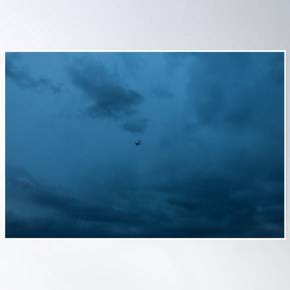 Storm Clouds Poster Wall Art, Modern Wall Decor, 24x36 UNFRAMED
