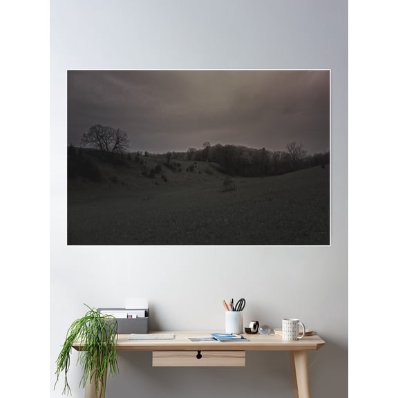 Storm Clouds Poster Wall Art, Modern Wall Decor For Living Room Bedroom, 8x12 UNFRAMED