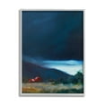 thumbnail image 1 of Storm Clouds over Countryside Cottage Landscape 16 in x 20 in Framed Painting Art Print, by Stupell Home Décor, 1 of 5