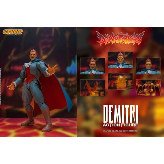 Darkstalkers Demitri Maximoff 1:12 Scale Action Figure