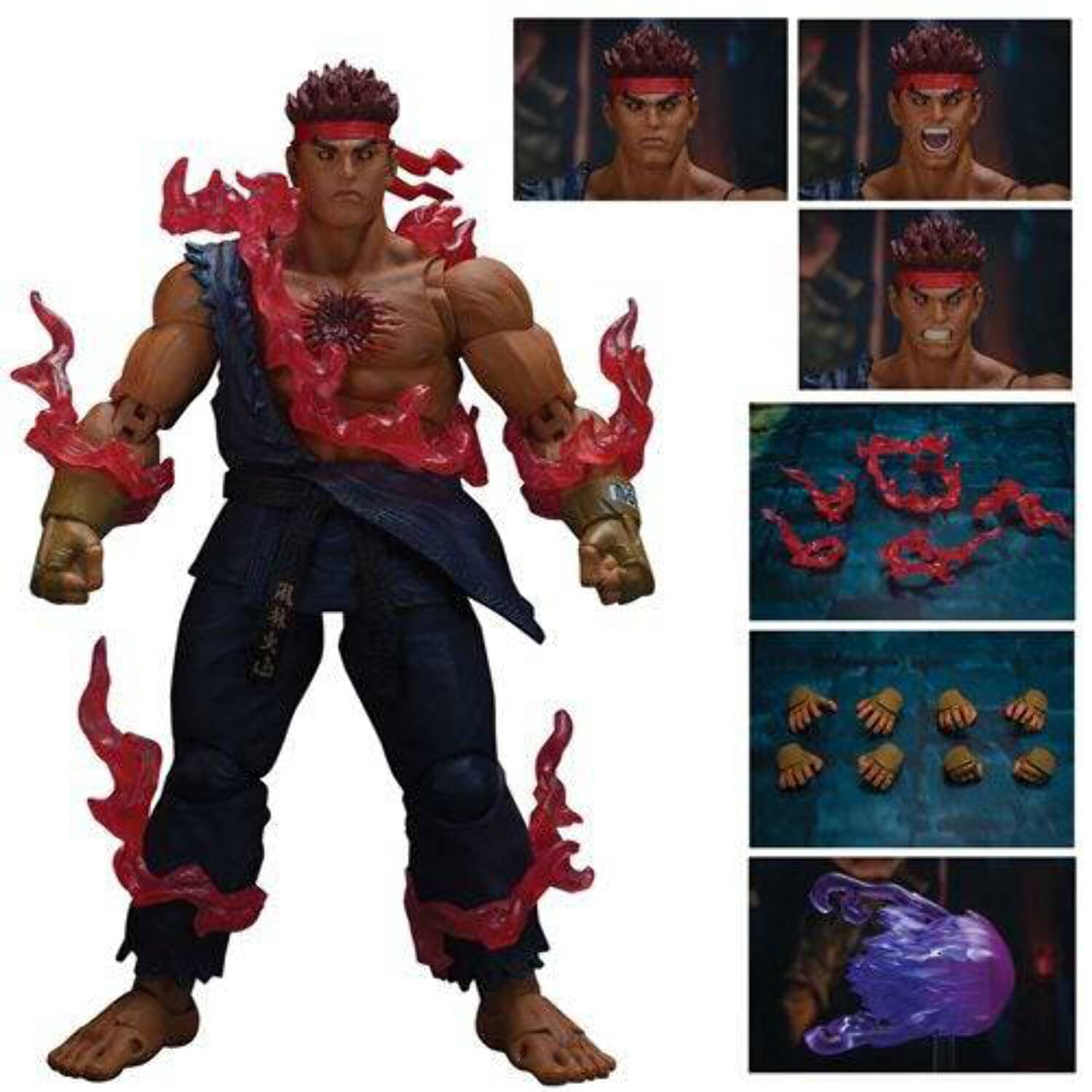 ryu.k ultimate-street-fighter-iv-evil-ryu-1-12-scale-action-figure