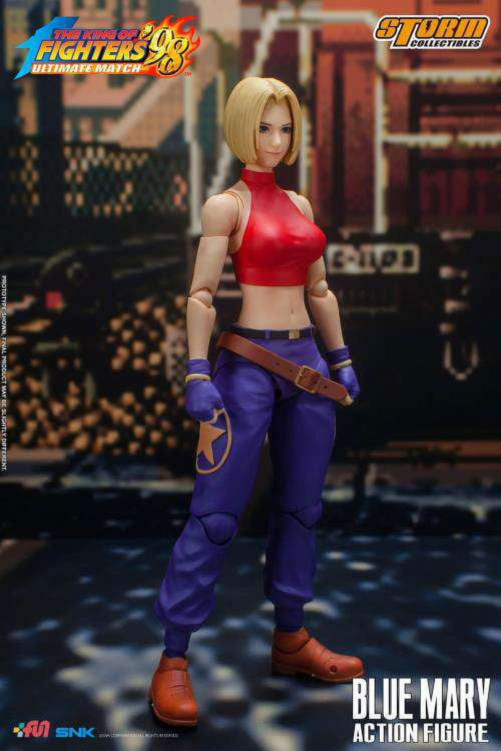 Storm Collectibles The King of Fighters '98 Blue Mary 1/12 Scale Figure