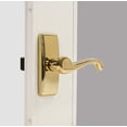 thumbnail image 1 of Storm Door Brass Georgian Lever, Storm Door Handle Replacement with Surface Mount Hardware, 1 of 4