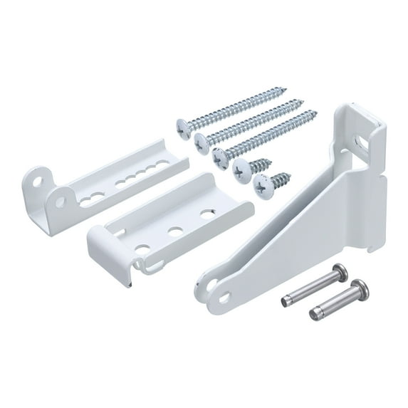 Storm Door Closer Bracket, Screen Door Closer Replacement Parts, Repair Jamb Bracket, White
