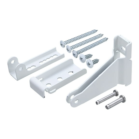 Storm Door Closer Bracket, Screen Door Closer Replacement Parts, Repair Jamb Bracket, White